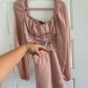 😍 Fashion Nova blush matching two piece